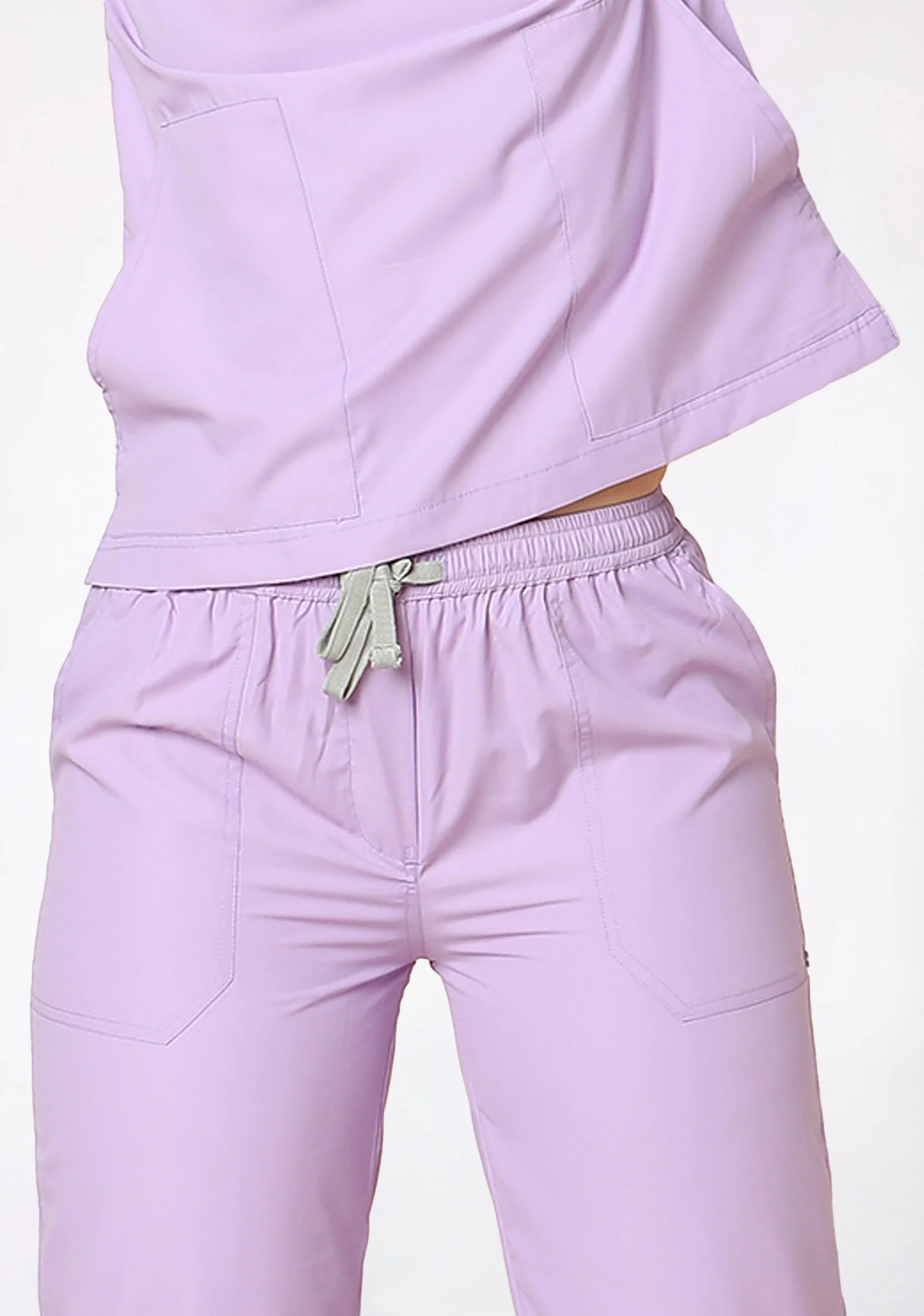 Classic Women's V-Neck (Pastel Lilac) Scrub - Image 3