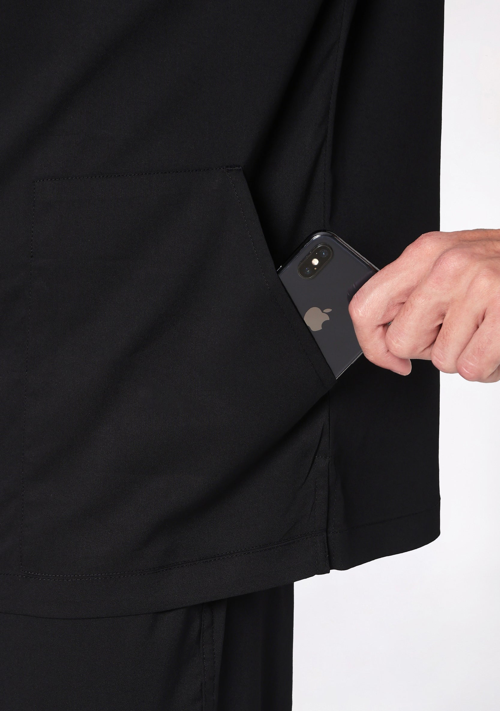 ecoflex™ Lite Men's (Black) Scrubs - Image 3