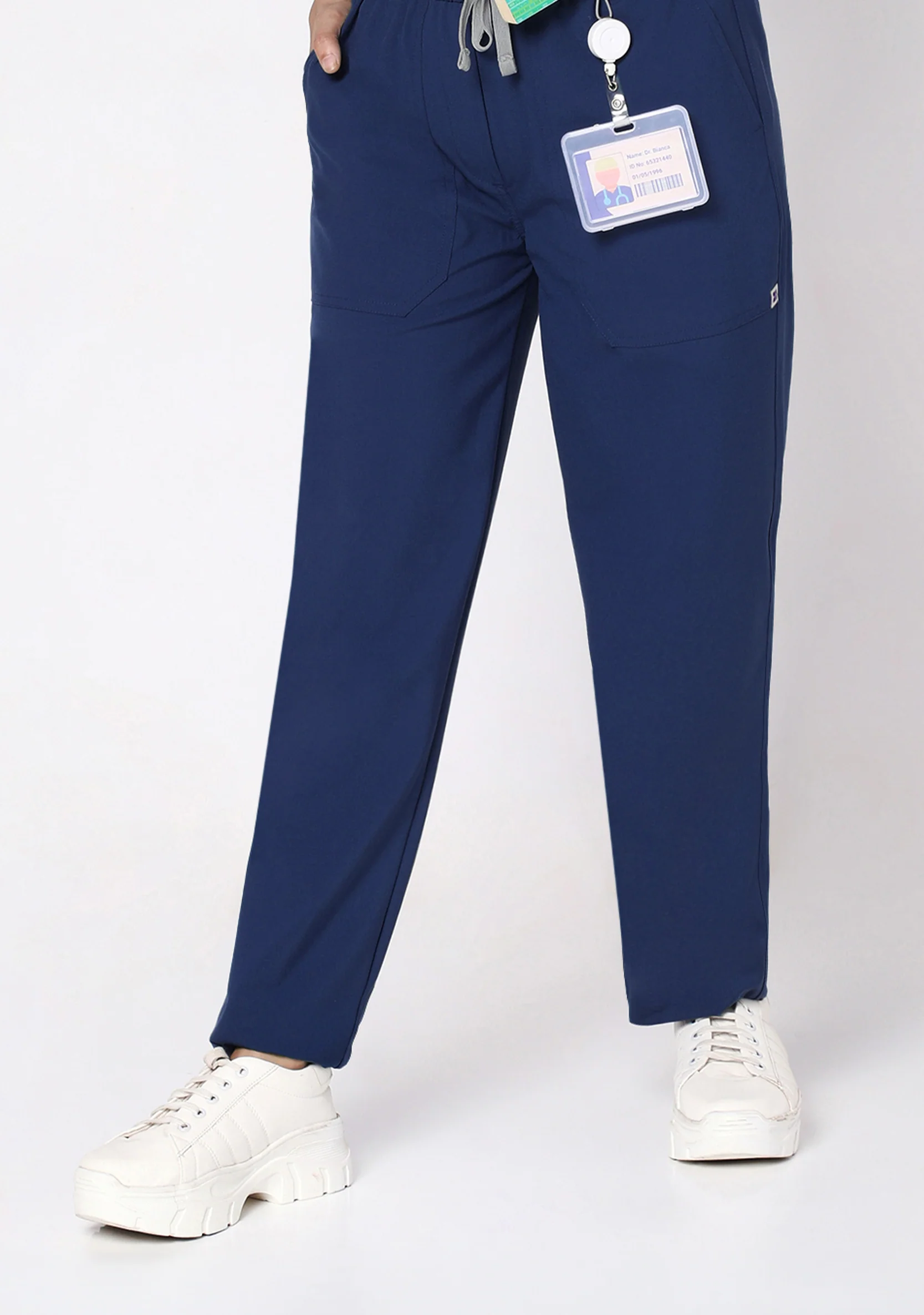 ecoflex™ Women's V-Neck (Navy) Scrub - Image 4